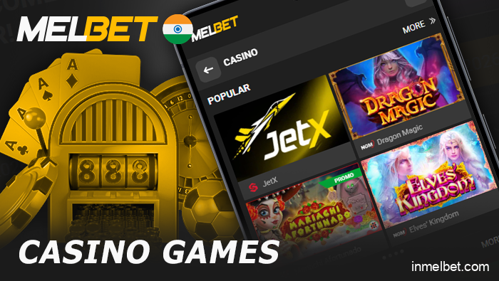 Play at an online casino using the Melbet India mobile app