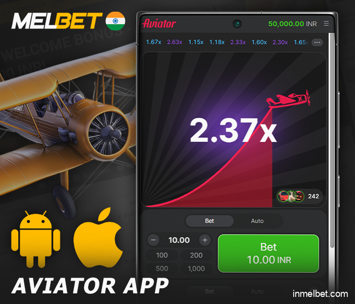 Melbet Mobile App for Online Aviator Betting