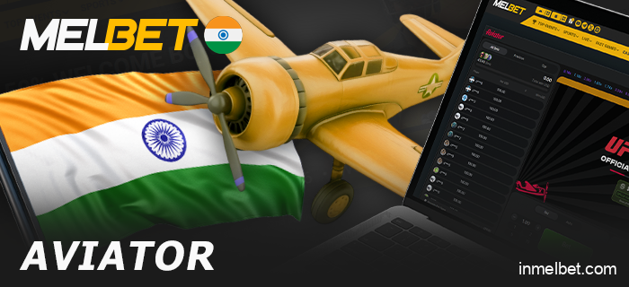 The Melbet website for playing Aviator online in India