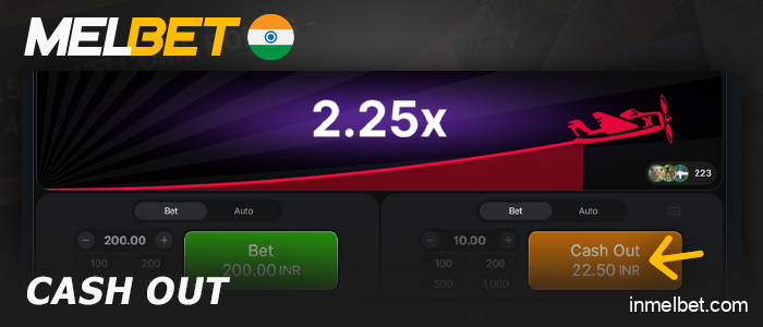 Cash out your winnings at the right moment on Melbet's Aviator