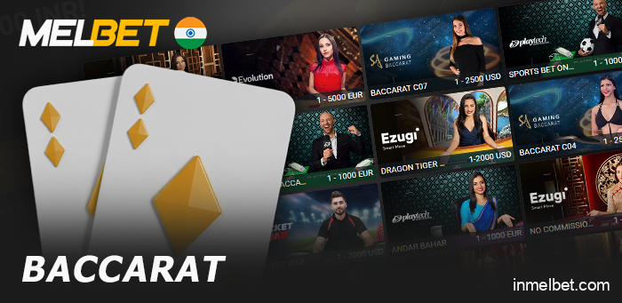 About the Different Types of Baccarat Games at Melbet India