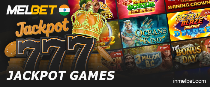 Melbet website with Jackpot Games in India