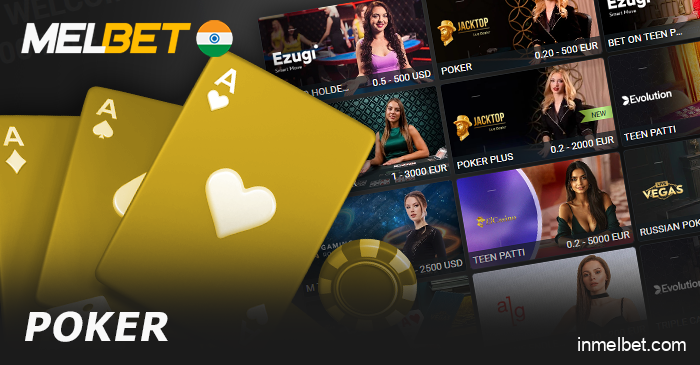 Melbet for Playing Online Poker in India