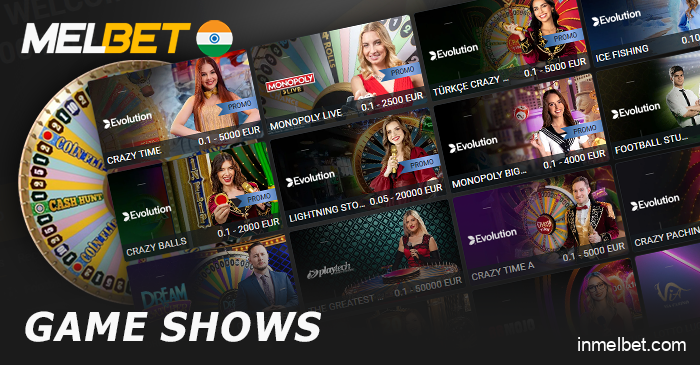 Trending Show Games at Melbet for Indian Gamblers