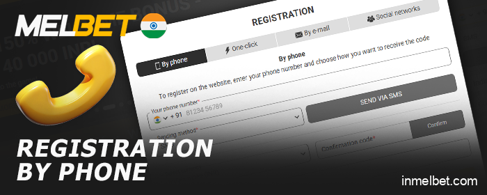 Signing Up for Melbet Using a Phone Number for Residents of India
