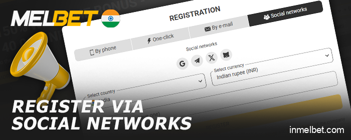 How to Sign Up for Melbet via Social Media in India